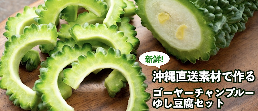 ゴーヤーチャンプルーとゆし豆腐セット