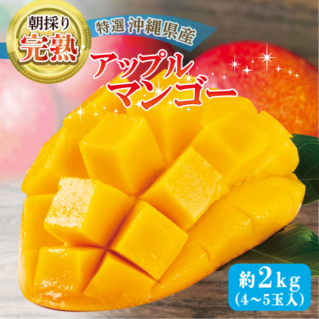 縄県産濃厚完熟アップルマンゴー約2kg